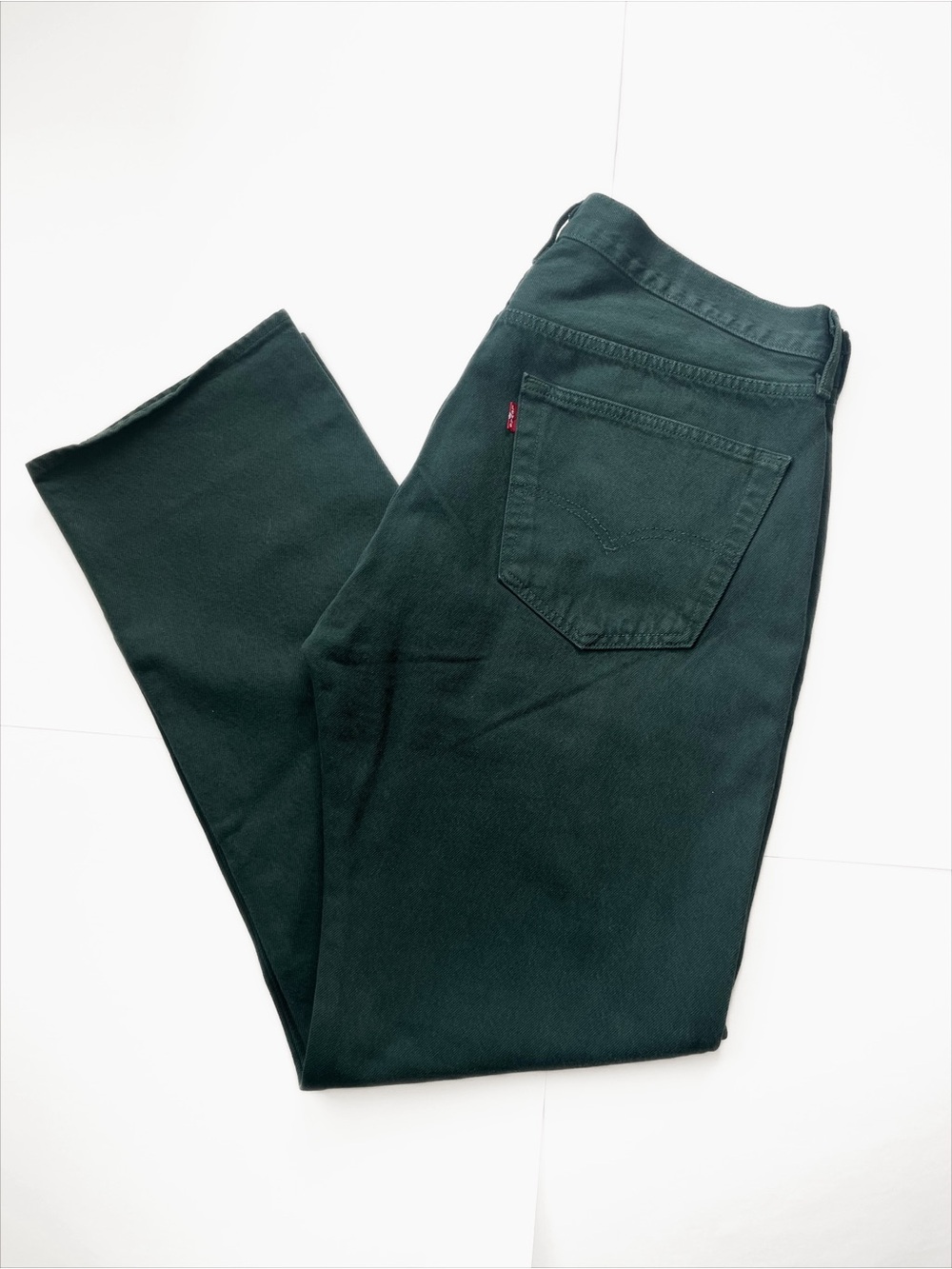 Levi’s Men’s 501 Original Straight Leg Jeans Darkest Spruce Green